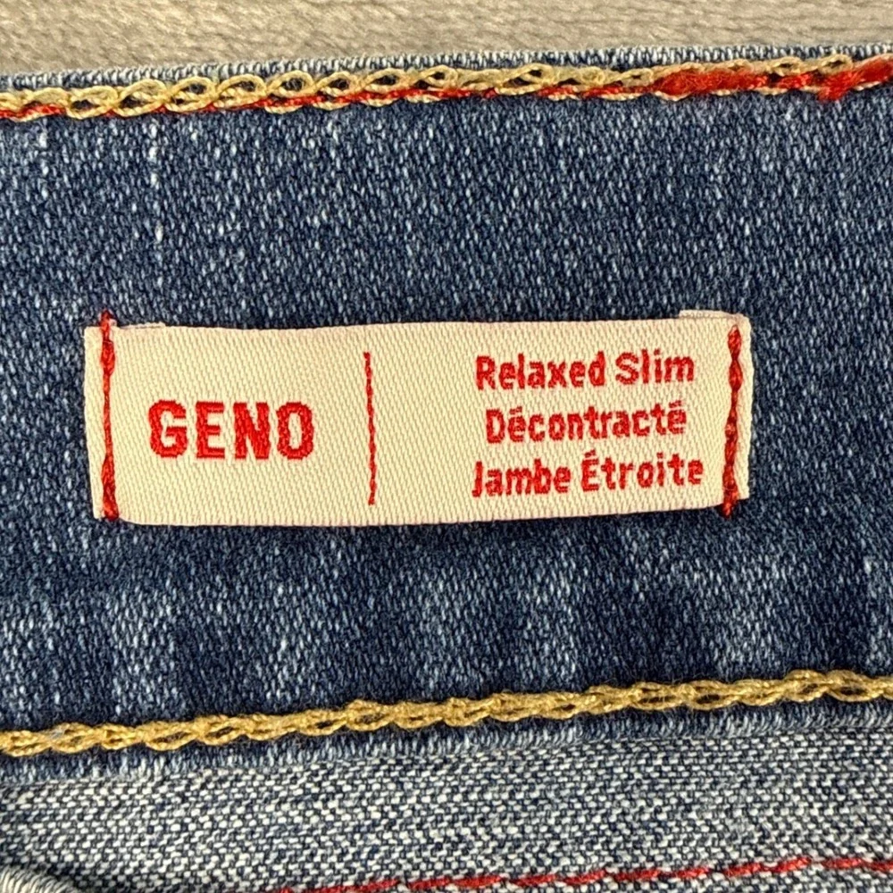 True Religion Jeans Mens 36 Geno No Flap SN Blue Americana Aqua EUC